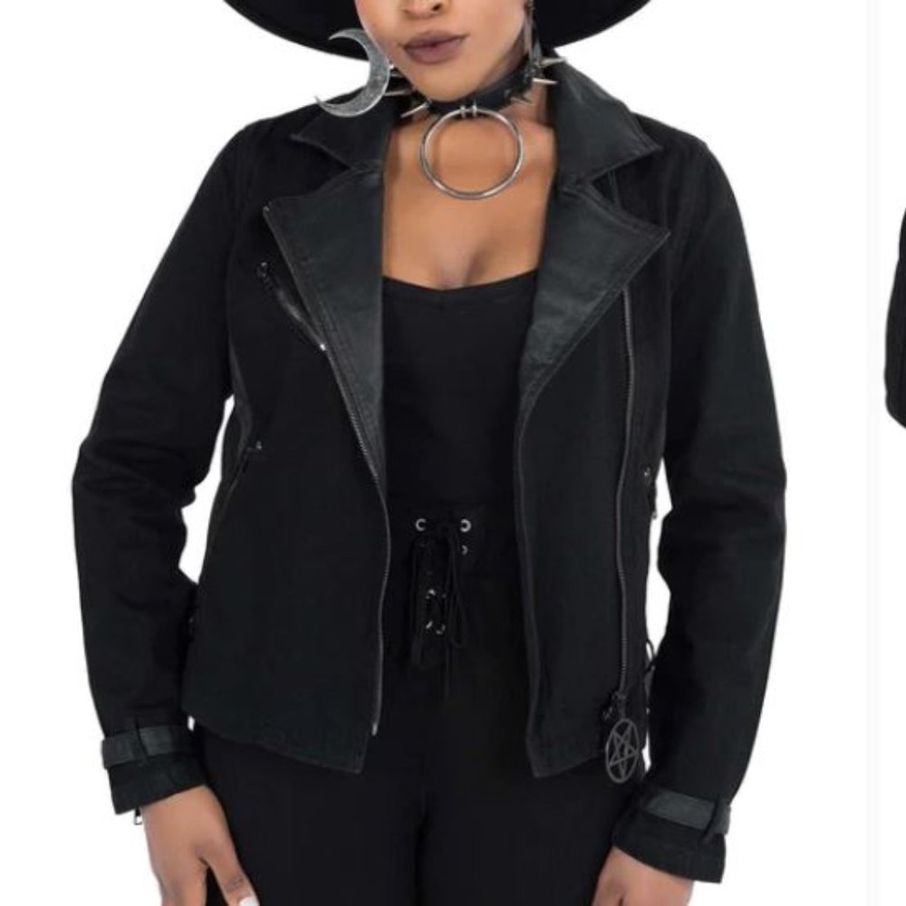 Killstar Denim Biker Jacket - Interstate